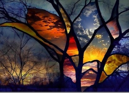 Incredible Abstract Stained Glass Image[5]