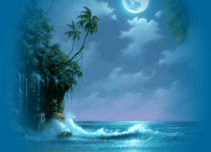blue-beach-full-moon